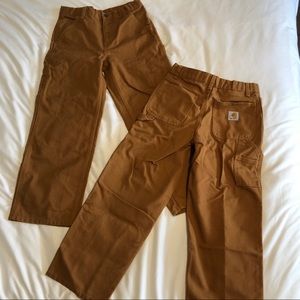 Boys Carhartt Tan Pants NWOT Size 10 - Two Pairs